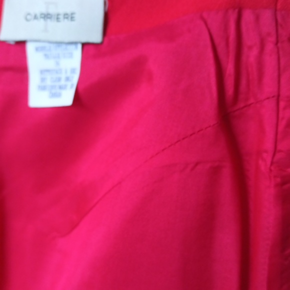 Waist 14" Classic Red Women's Skirt Made in Canada - Picture 11 of 14